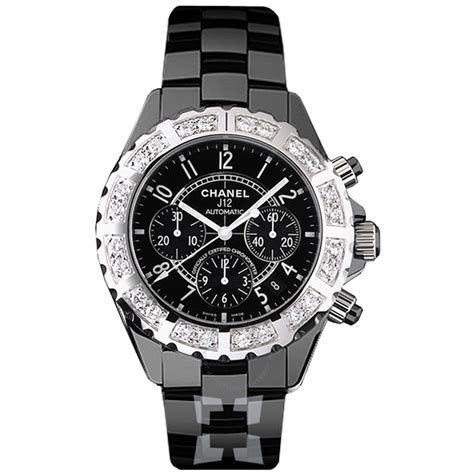 chanel men watch price|chanel black watch with diamonds.